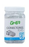 PLUG RJ45 CAT6 GHIA UTP 100 PZAS