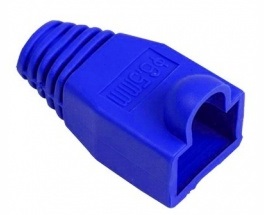 BRobotix Bota para Plug RJ-45, Azul, 100 Piezas