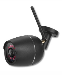 TechZone Cámara IP Smart WiFi para Exteriores TZCAMSH02, Inalámbrico, 1920 x 1080 Pixeles, Día/Noche