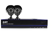 KIT GHIA DVR 4 CH PENTAHIBRIDO 1080P LITE / DISCO DURO 1TB ESPECIAL CCTV / HDMI/ VGA / 2 CAMARAS BALA METALICAS 720P / CONECTIVIDAD P2P 2 ROLLOS DE CABLE 18.3 MTS