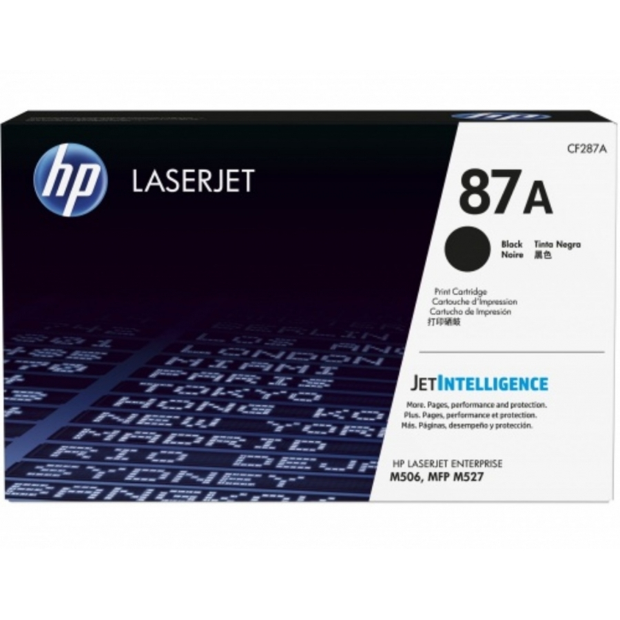 Toner HP CF287X, Negro, 18,000 Páginas, Laserjet Enterprise M506