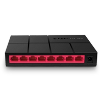 SWITCH MERCUSYS MS108G 8 PUERTOS RJ45 10/100/1000 MBPS NO ADMINISTRABLE PARA ESCRITORIO