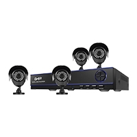KIT GHIA DVR 8 CH PENTAHIBRIDO 1080P LITE / DISCO DURO 1TB ESPECIAL CCTV/ HDMI / VGA / 4 CAMARAS BALA METALICAS 720P / CONECTIVIDAD P2P / 4 ROLLOS DE CABLE DE 18.3 MTS / FUENTE DE PODER