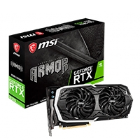 T. DE VIDEO MSI NVIDIA RTX2070/PCIE X16 3.0/8GB DDR6/HDMI/3X DP/USB-C/2X VENTILADOR TORX 2.0/ESTANDAR/GAMA ALTA/GAMER/RGB