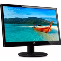 T3U81AA#ABA - Monitor LED HP  V193, 18.5,HD (1366 x 768 a 60 Hz), VGA, Negro