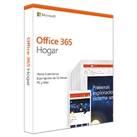 FPP OFFICE 365 HOME IDIOMA ESPAÃ±OL SUSCRIPCION ANUAL, USO NO COMERCIAL, 6 USUARIOS 3 DISP