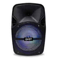 SPK-1743 - BAFLE AMPLIFICADO RECARGABLE BOCINA 8 2000W PMPO PORTATIL BT/ USB/ MICRO SD/ AUX IN/ MIC/ LUCES LED / CONEXION MULTIPLE TWS