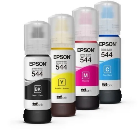 Kit 4 Tintas Originales Epson T544 L1110 L3110 L3150 L5190