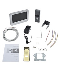 KIT DE VIDEOPORTERO HIKVISION ANALOGICO CON PANTALLA LCD A COLOR DE 7 / FRENTE DE CALLE PARA EXTERIOR IP65
