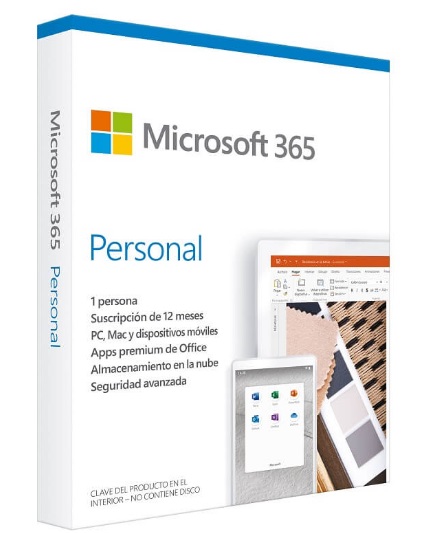 Microsoft - Microsoft 365 Personal - 1 usuario - 12 meses - Android | Mac | Windows | iOS