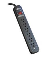 Supresor de Picos Tripp-Lite, 6 Contactos, 790 Joules, Negro